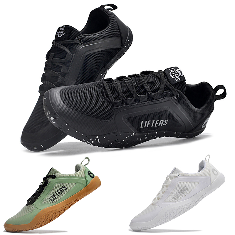 New Unisex Gym Lightweight Sports Hard Pull Squat Training Shoe Pro Hook & Loop Weightlifting Shoes Outdoor Casual Sports Shoes