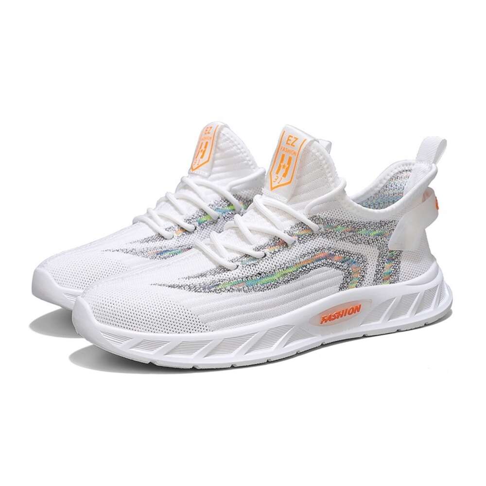 New Design Men's Running Walking Style Sports Shoes Lace up Breathable Casual Sneakers