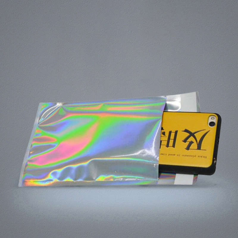 Laser Mailers Bags Rainbow Self Smell Proof Packages Envelope For Cell Phone Case Mobile Accessories Christmas Gift Express Storag
