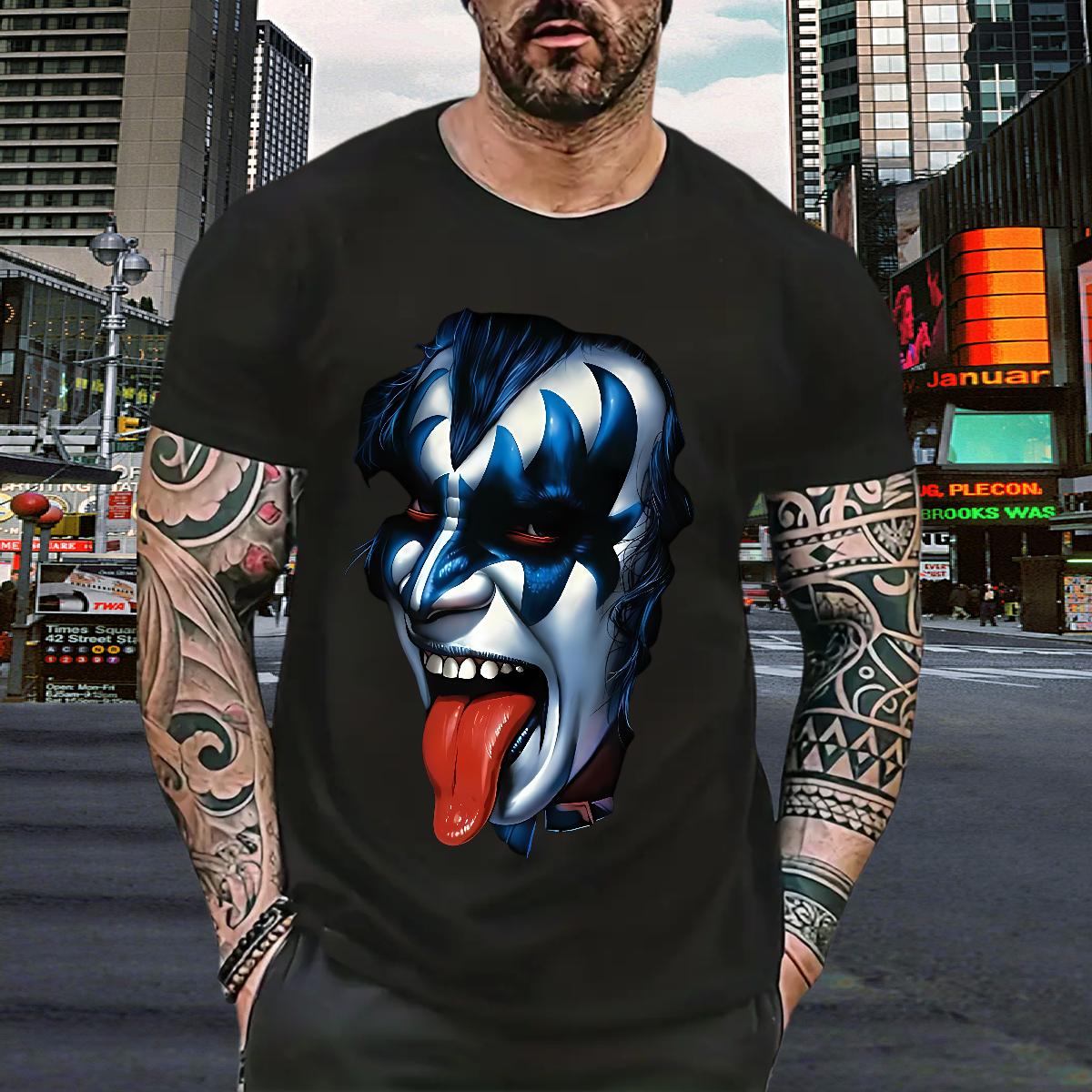 DIY Customized T-Shirts Cartoon Printing S-3XL Men Tshirts Home Outdoor Short Sleeve Cotton O-Neck Cool Tops Tees