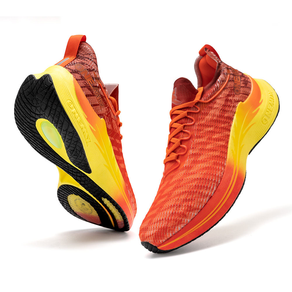 ONEMIX Professional Running Shoes For Men Breathable Athletic Training Sport Shoes Outdoor Waterproof Skid-Proof Stink Sneakers