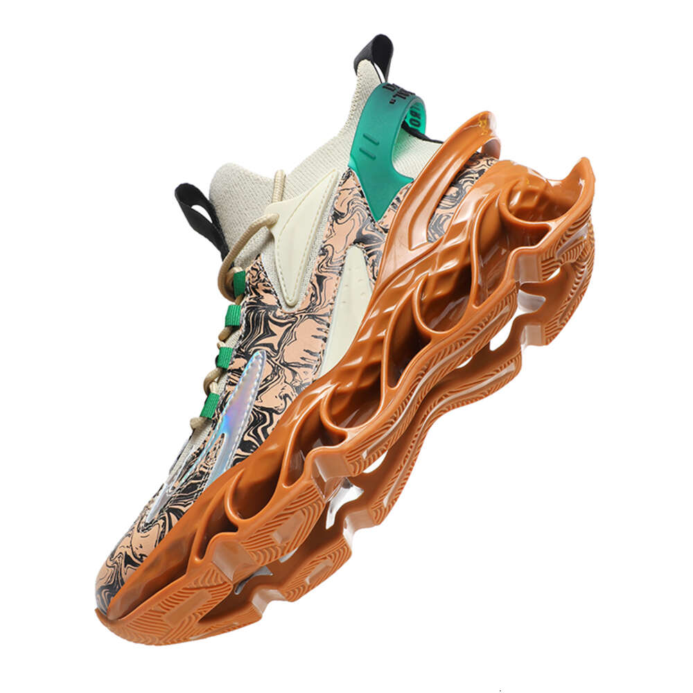 Wholesale custom Sports Spring Summer Men's Autumn Breathable Blade None Woven Running Shoes Sneakers For Men