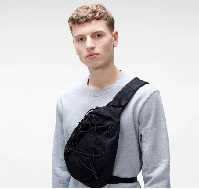 2025--Eueope Men Single Shoulder Crossbody Small Bag One Lens Outdoor Sports Pull Rope Chest Bag Waist Bag Unisex sling Bags