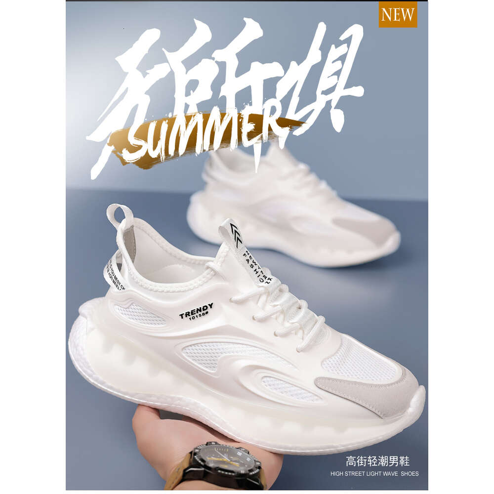 2024 New Wholesale Fashion Breathable light Casual Running Trainers Sneakers Walking Sports Men Shoes