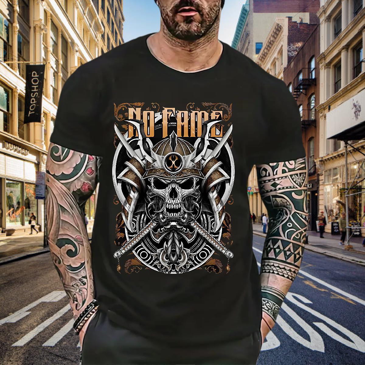 Loose Men T Shirts Home Outdoor Round Neck Short Sleeve Mens Tshirts Classic Casual Custom Print Plus Size Tops Tees