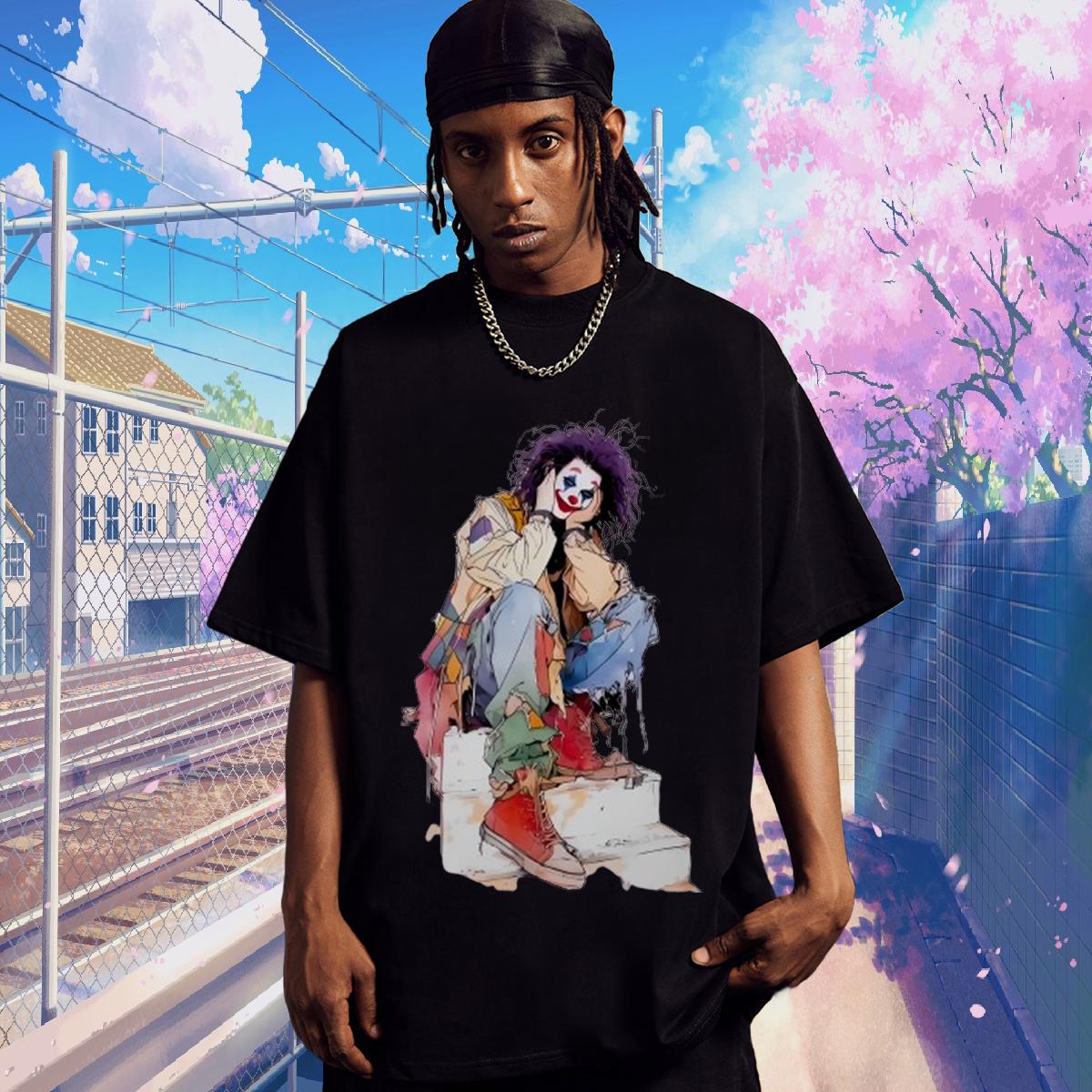 New Arrival Men T Shirts Custom Cartoon Tshirts Home Outdoor Cotton O Neck Short Sleeves Soft Tees