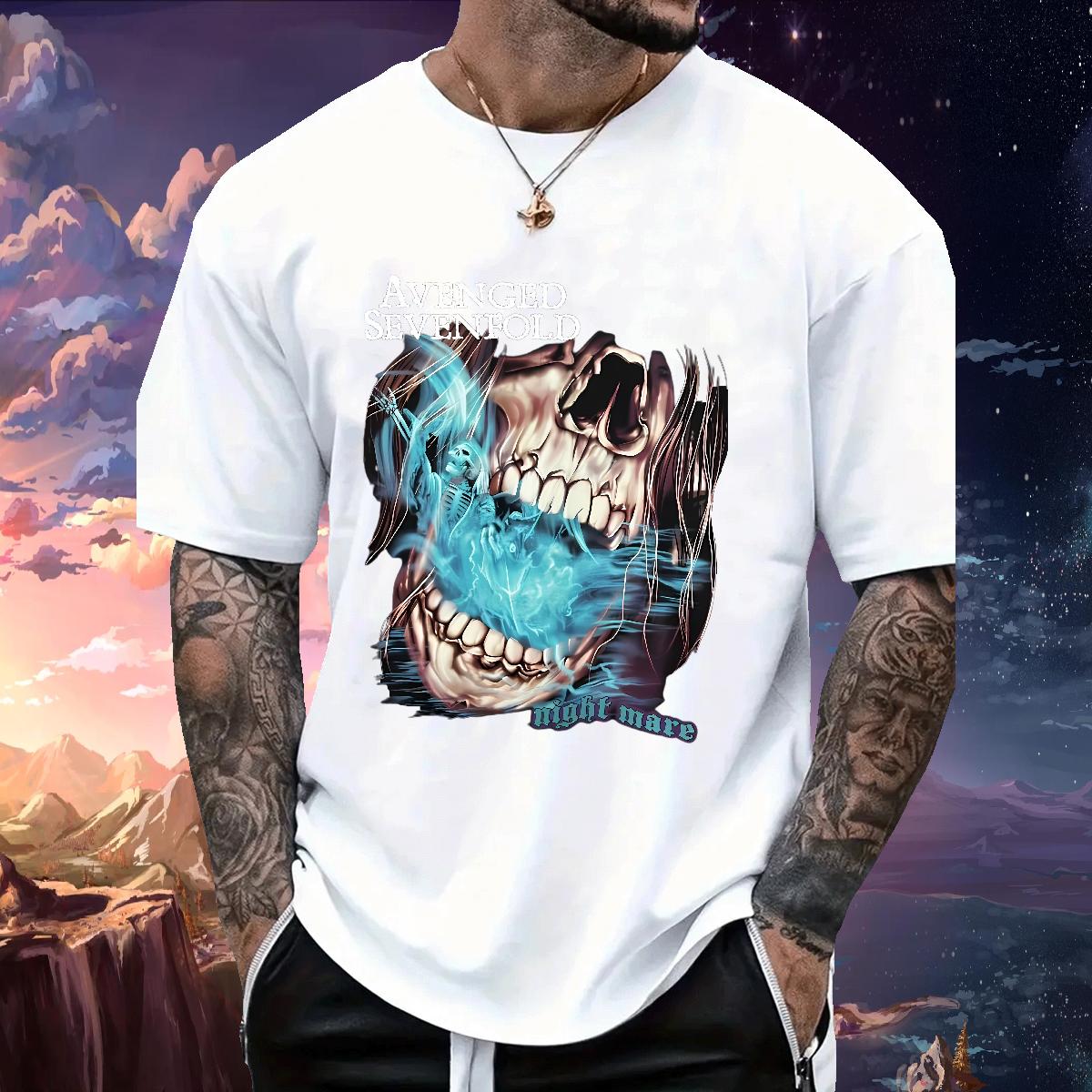 Classic T-Shirts for Men Street Casual Cotton O Neck Short Sleeves Men Clothes T-Shirt 2024 New Plus Size Cartoon Tees