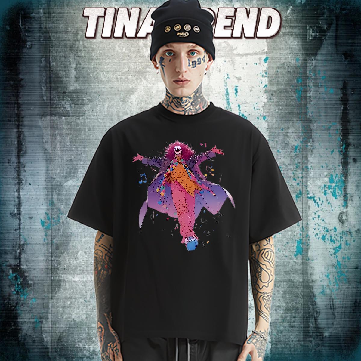 Wholesale T shirt Skull Beach Men Tshirts O-Neck Short Sleeve Cotton Soft