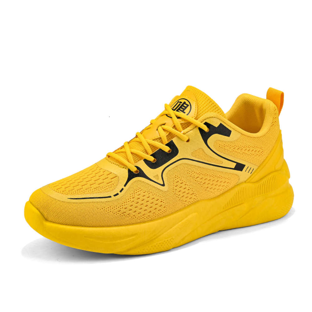2024 new design flying weaving sneakers Breathable walking style comfortable men's casual shoes