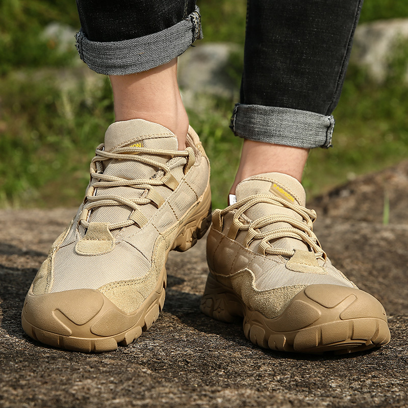 Waterproof Shoes Men Sneakers spring Breathable Casual Men Shoes Outdoor Walking Wear resistant on-slip shoes