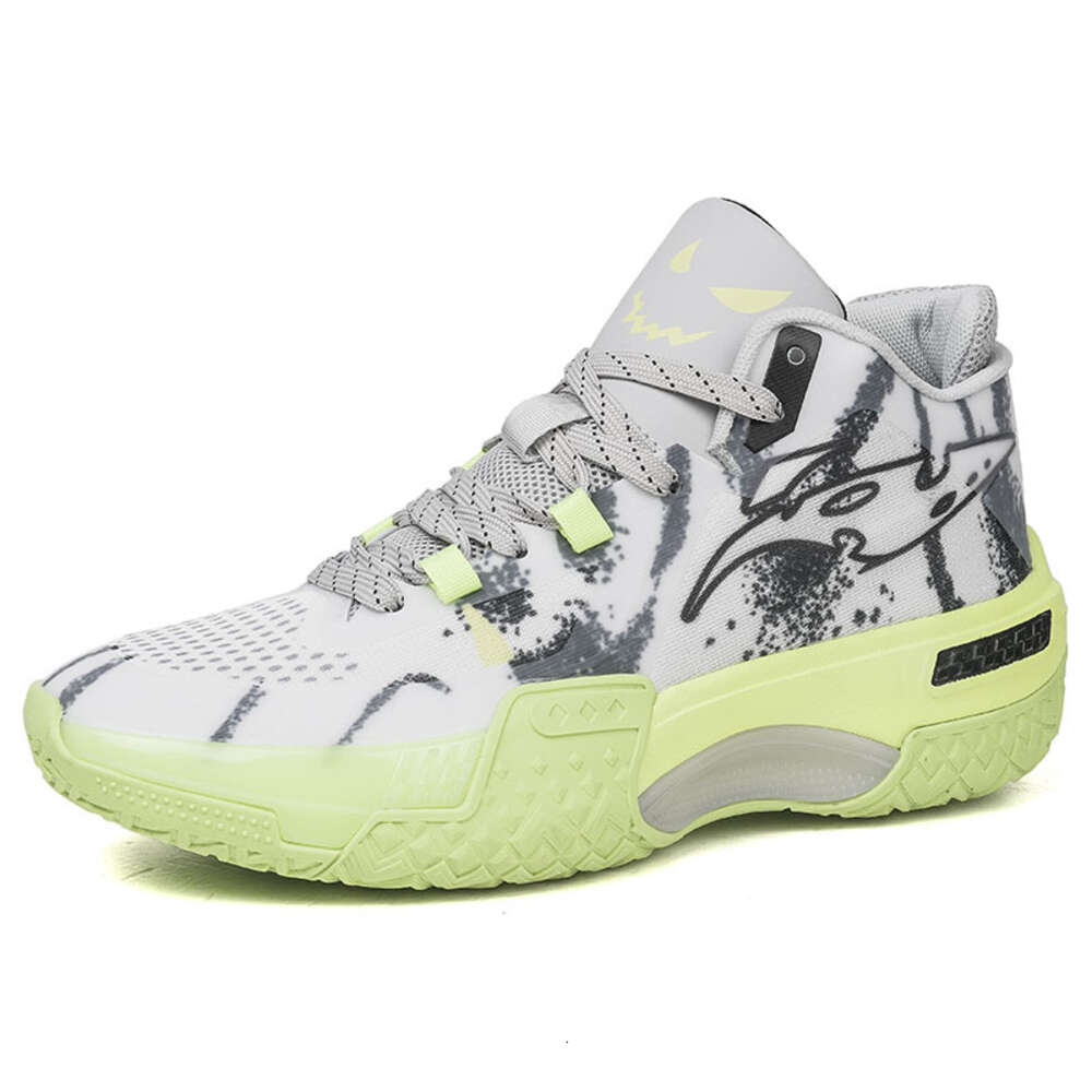 Custom high-quality Zapatos de baloncesto breathable Frictional vocalization outdoor training basketball shoes for men