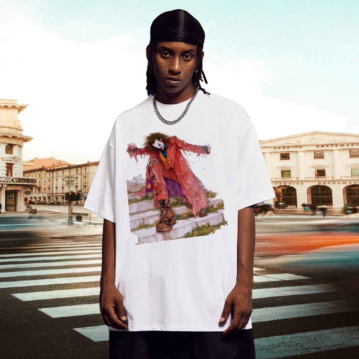 2024 Summer T Shirts Men Crew Neck Cotton Breathable Street Wear Men Clothes T-Shirt Plus Size Cartoon Soft Tees Shirts