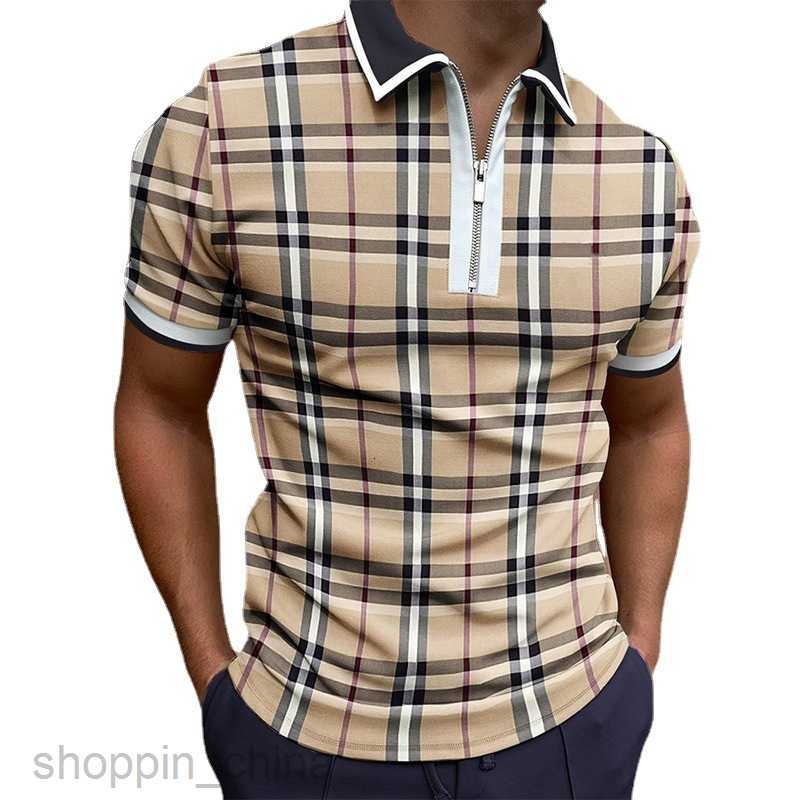 Men's Polos Shirts Summer New Fashion Trend male Casual Simple Polo Shirt Single Polo Shirt tops