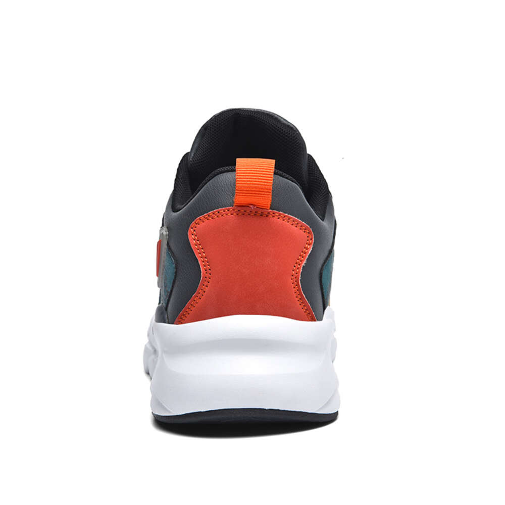 New design leather waterproof sneakers Light cushioned running factory custom shoes for men