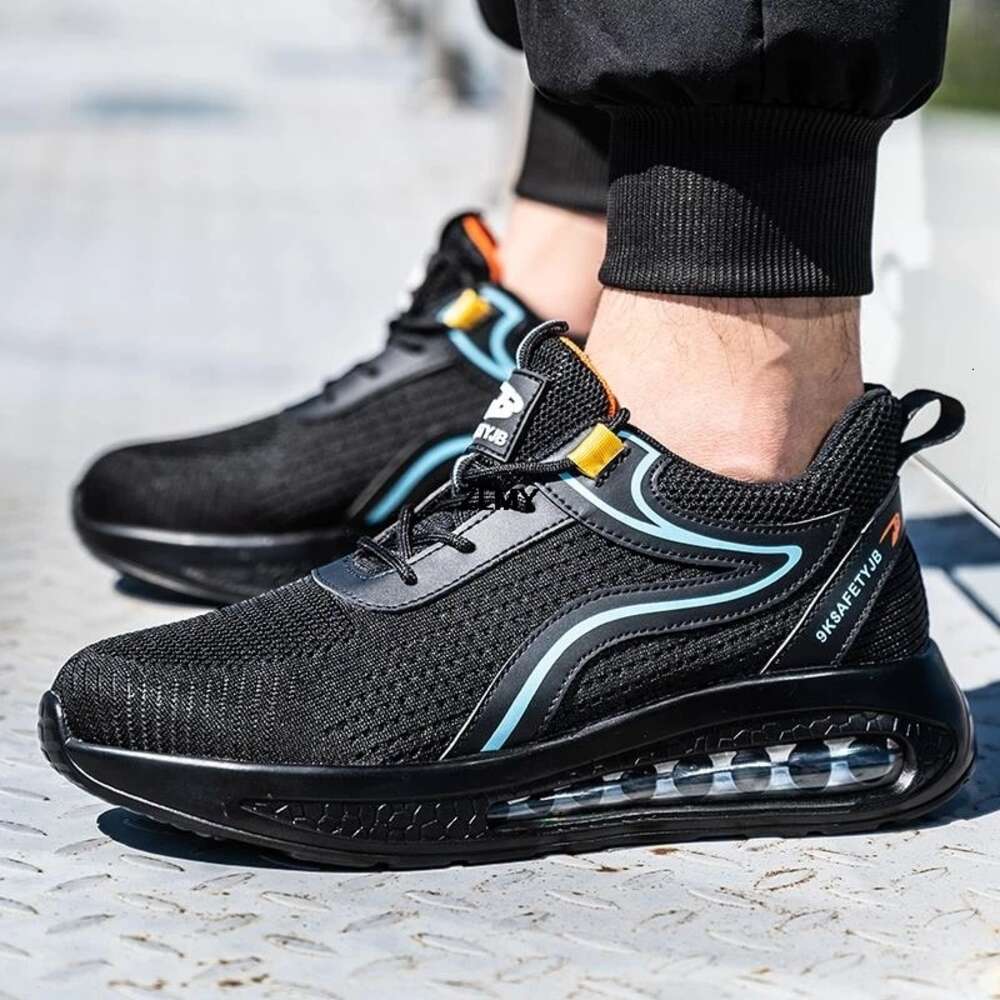 Breathable Steel Toe Shoes for Men Safety Puncture Proof Work Construction Security Boots