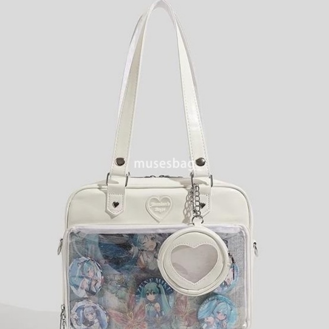 High quality Japanese soft surface material niche design casual student cross body uniform bag girls anime daily commuting shoulder handbag
