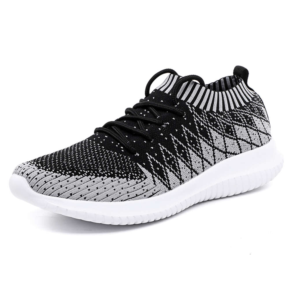 Men's Sneakers Fly Woven Breathable Sport Oem Custom Running Brand Design Trendy for Men EVA Winter Shoes Rubber