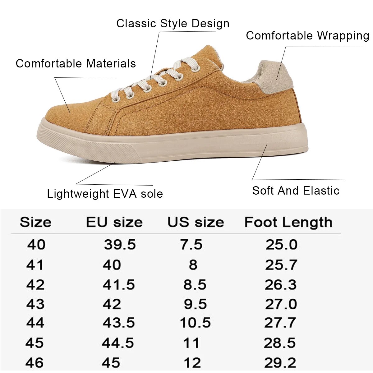 Men Shoes Men's Skateboarding Shoes Classics Sneakers For Men Black Shoes Comfortable Footwear For Male 2