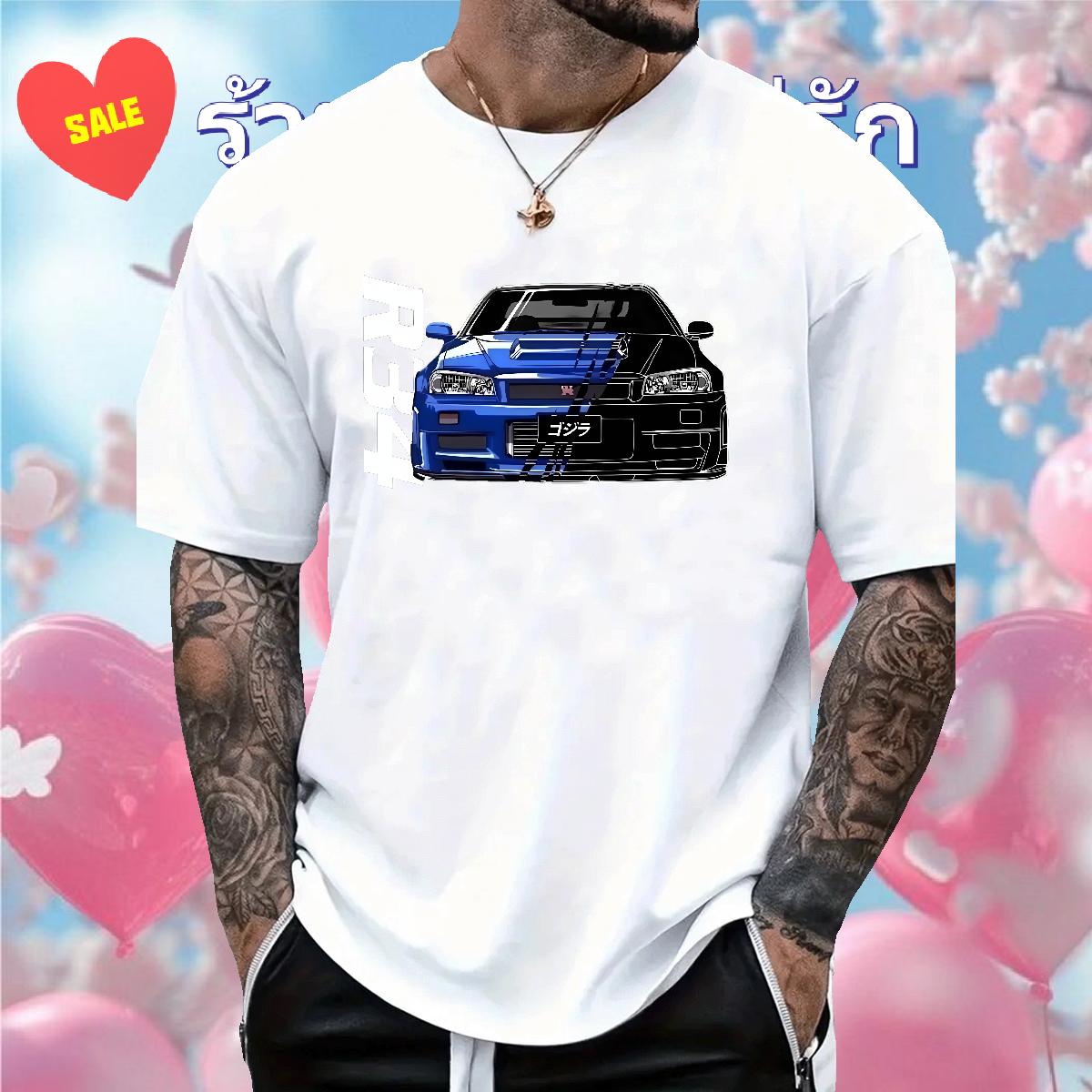 Cool Design Tshirts O-Neck Short Sleeve Cotton Outdoor Men T Shirts Custom Printing Designer Clothings