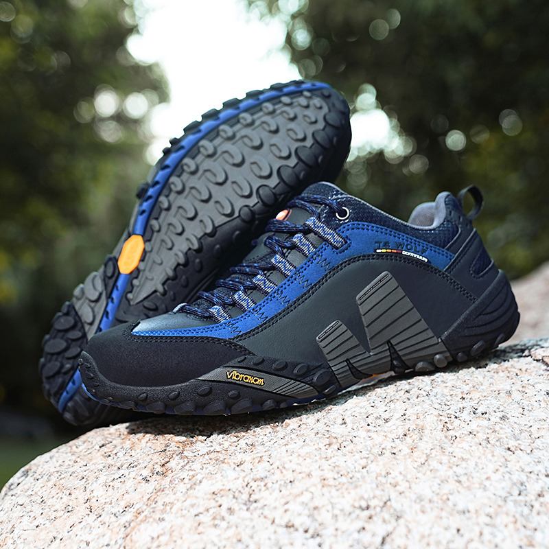 High 2024 quality Men's Trekking Genuine Leather Women Hiking Shoes Outdoor Waterproof Sport Climbing Men Sneakers 7dfa