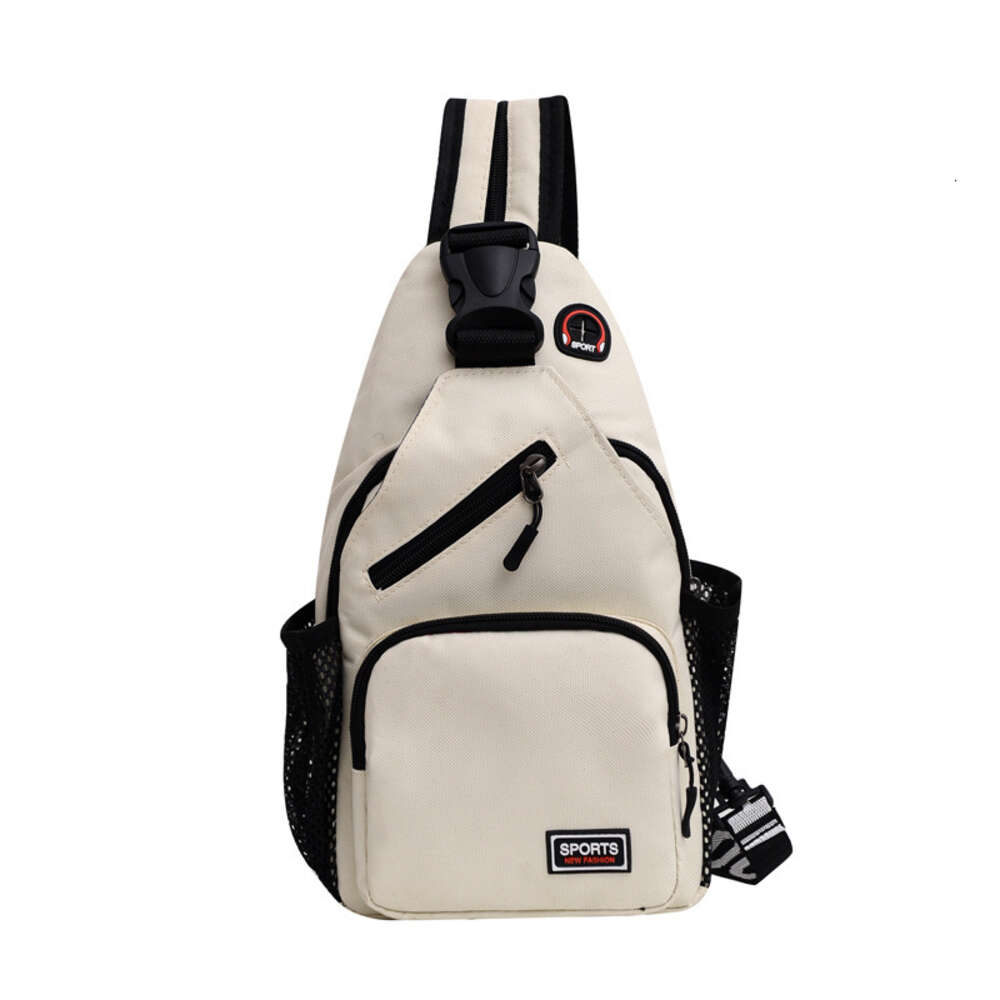 Sports Multifunctional Waterproof Chest for Men and Women Versatile Crossbody Bag Korean Version Large Capacity Casual One Shoulder Backpack H6.12#14 