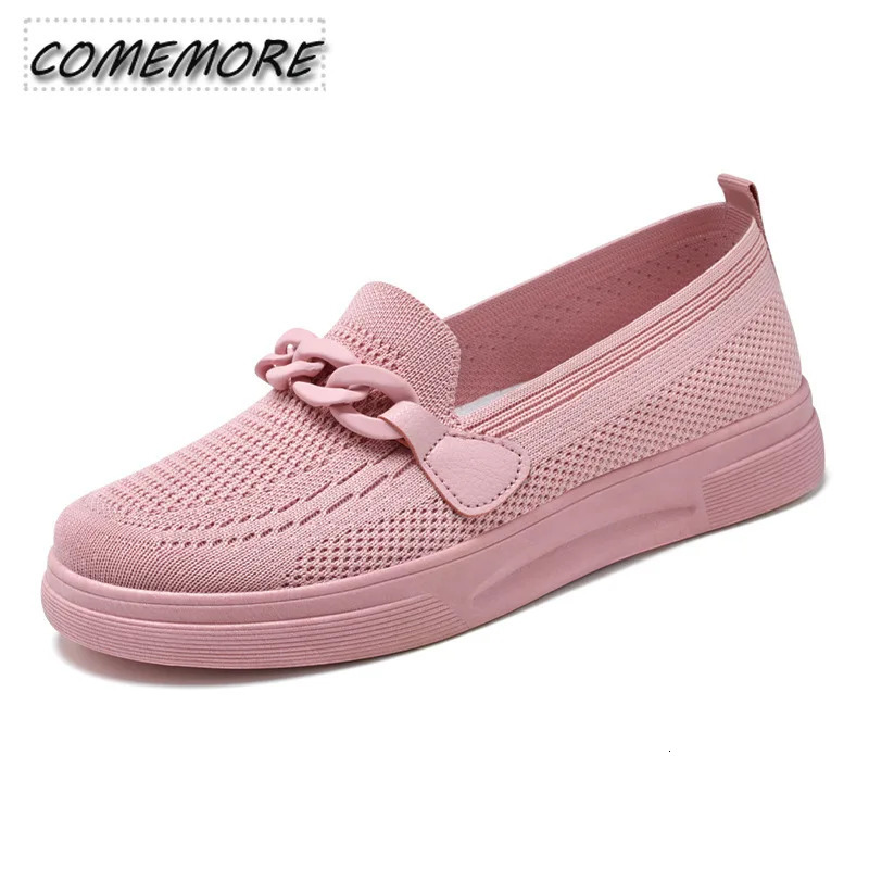 Womens casual sports shoes Comfortable Loafers Slip-on Flats Womens shoes Breathable Spring/Summer Tennis Womens Large 240611