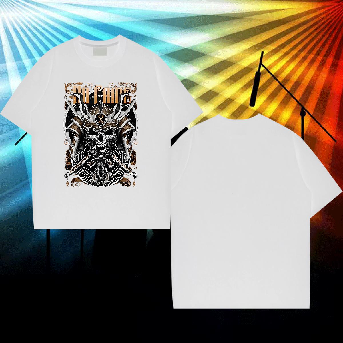 Classic Man T Shirts Casual Daily Wear Cotton Breathable Mens Tshirts Fashion Casual DIY Printed Clothings