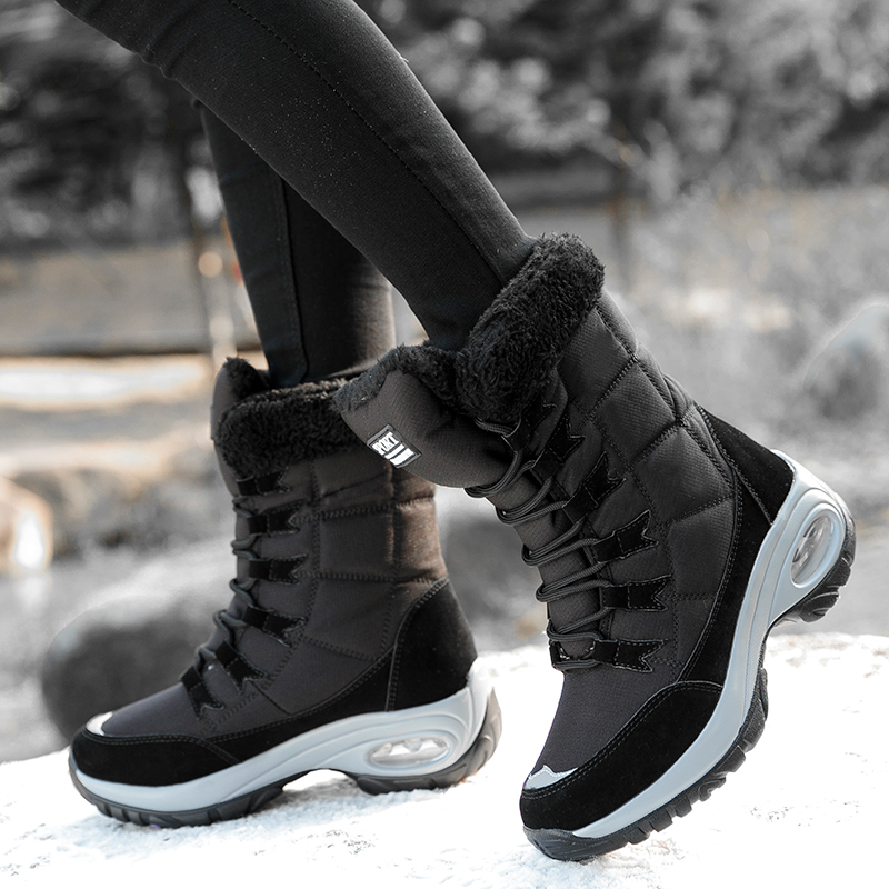 new Women's in Large Size Warm Snow Slope and Ankle Boots Skiing Equipment NEW hot Suitable for Winter Outdoor Exploration
