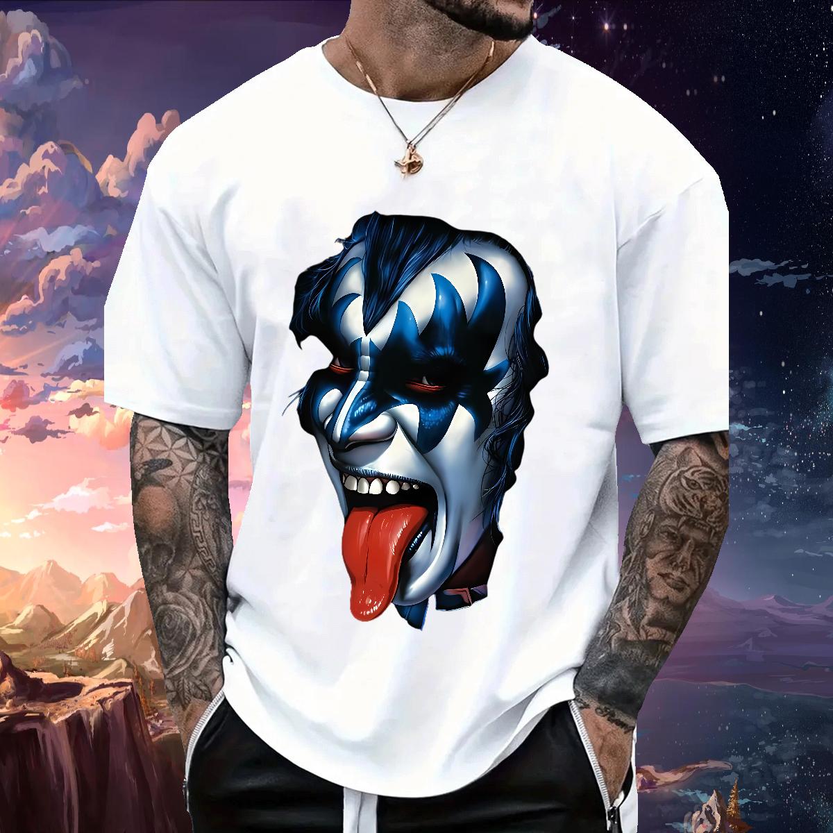 Designer T-Shirts Anime Printing Street Breathable Crew Neck Cotton Mens Tshirts New Graphic Tees