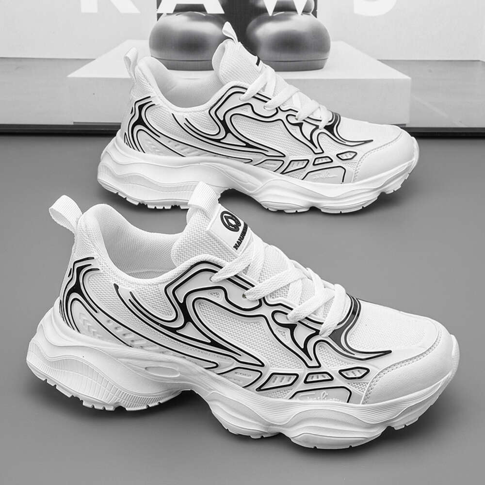 2024 New Fashion and Women's Sports Logo Ultra Light High Elastic Casual Walking Men's Running Shoes