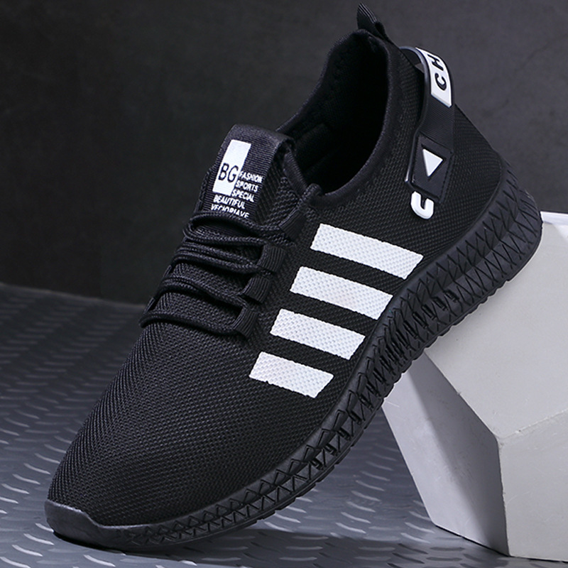 Men Casual Sneakers Lightweight Running Trainers Breathable Mesh Comfortable Sport Shoes Man Vulcanized Footwear Shoes For Male