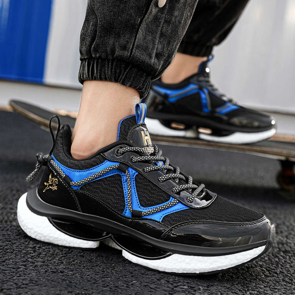 New glow-in-the-dark Fashion high-end sneakers Leather running men's shoes