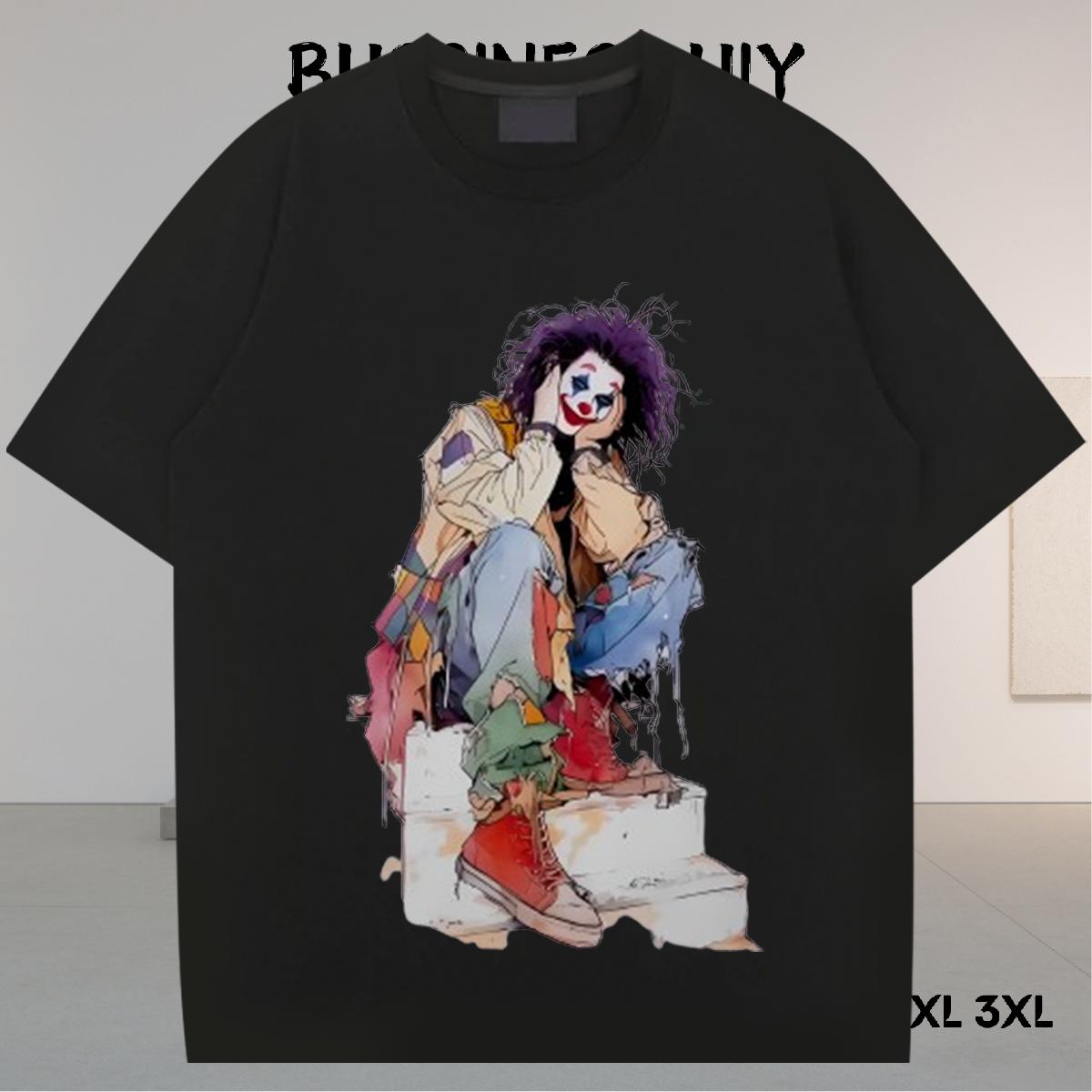 Wholesale T Shirts Men Anime Printing Street Crew Neck Cotton Mens Tshirts 2024 Summer Custom Print Plus Size Top Tees