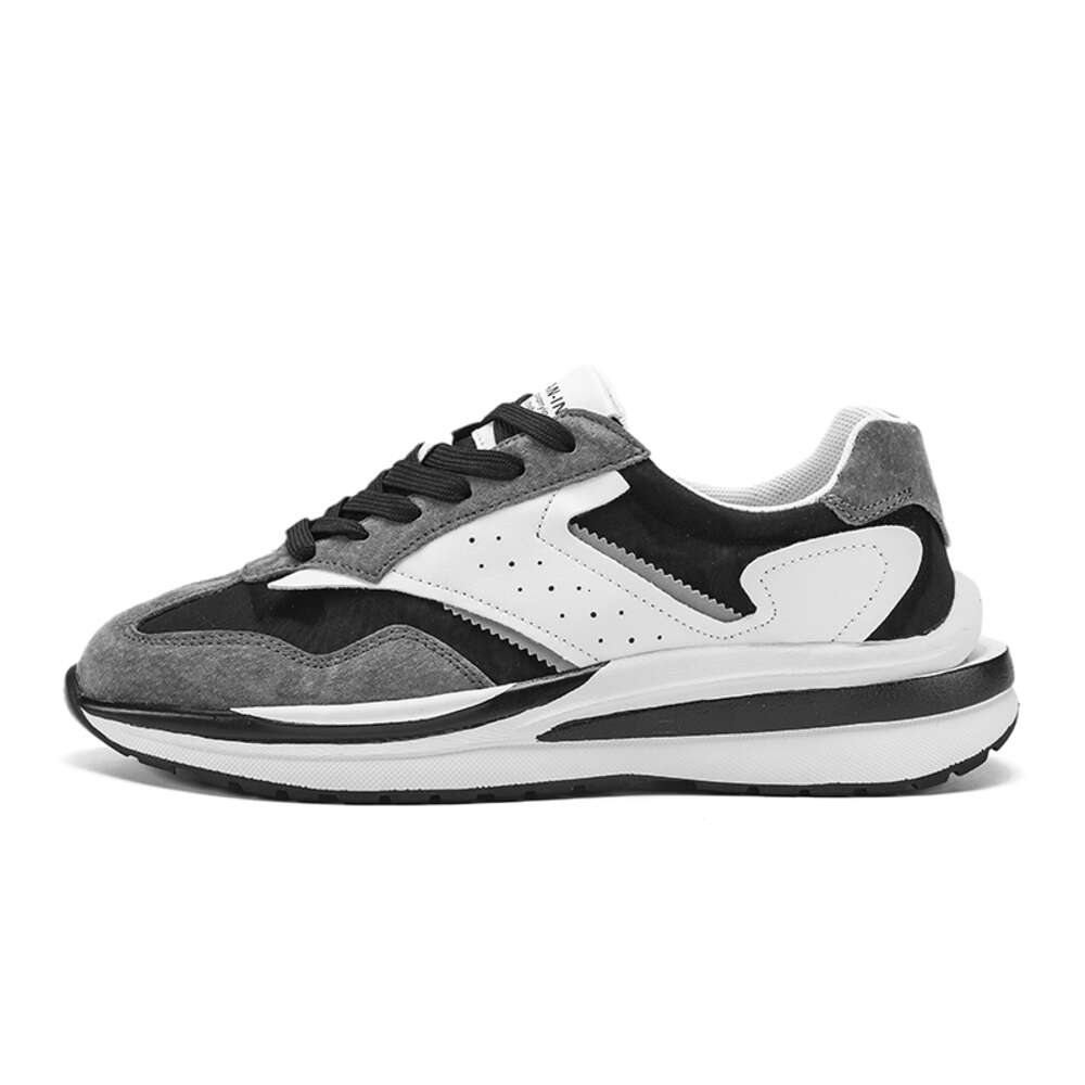 New design non slip casual new fashion walking four seasons lace up sports men's shoes