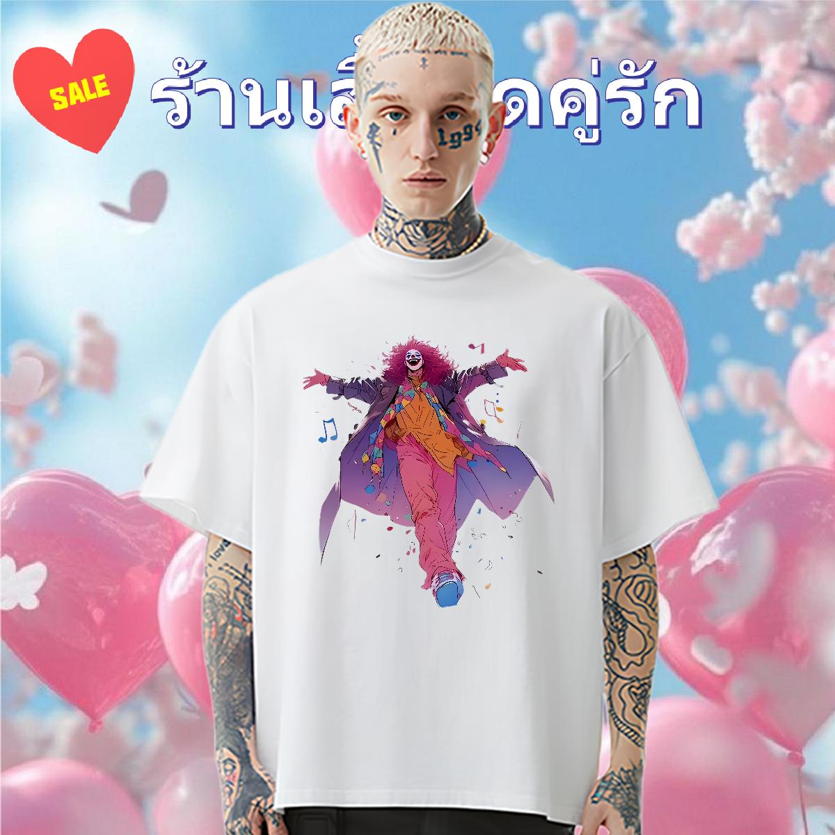 Fashion Designer T-Shirts for Men Black Oversized Street Wear Tshirts 180g Cotton Unisex