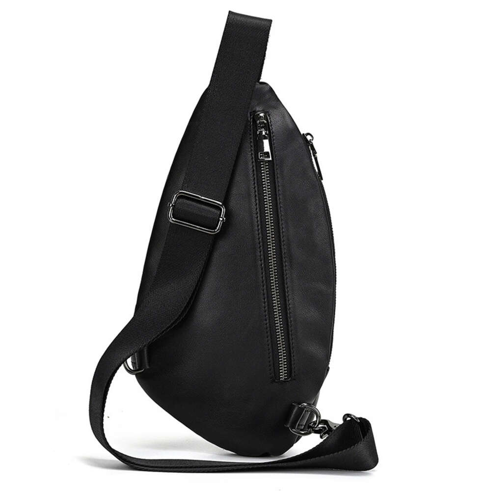 Fashionable chest crossbody genuine leather handbag shoulder bags cowhide men's bag, casual bag genuineleatherhandbagshoulderbags H6.12#80