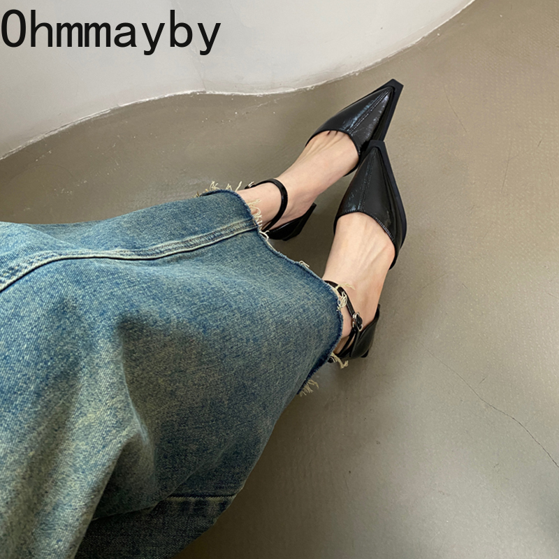 Designer Spring Women Mary Jane Shoes Women Vintage Girls Students JK Thick Heel Shoes Ladies Elgant Pointed Toe Pumps