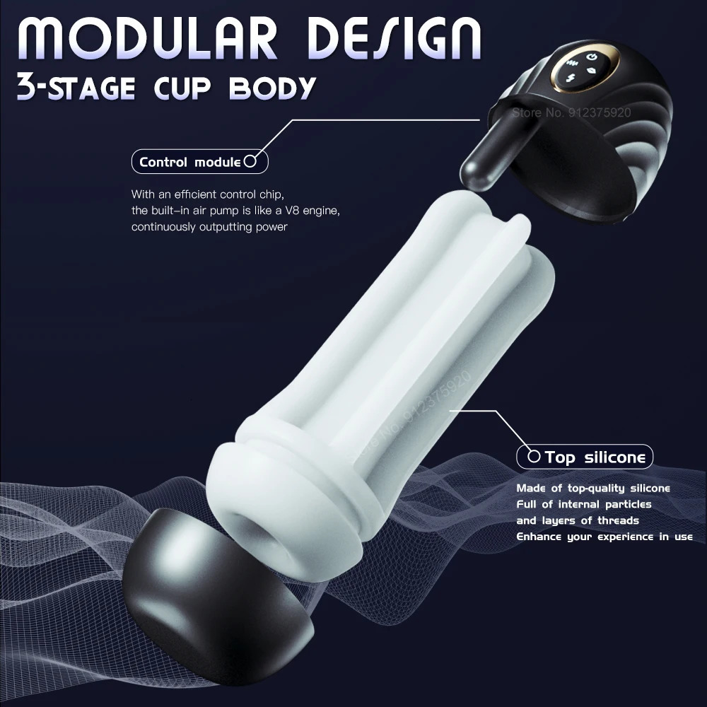 Male Masturbator Toys Automatic Sucking Masturbation Cup For Men Deep Throat Oral Vagina Suction Blowjob Vibrating Sex Machine 240603