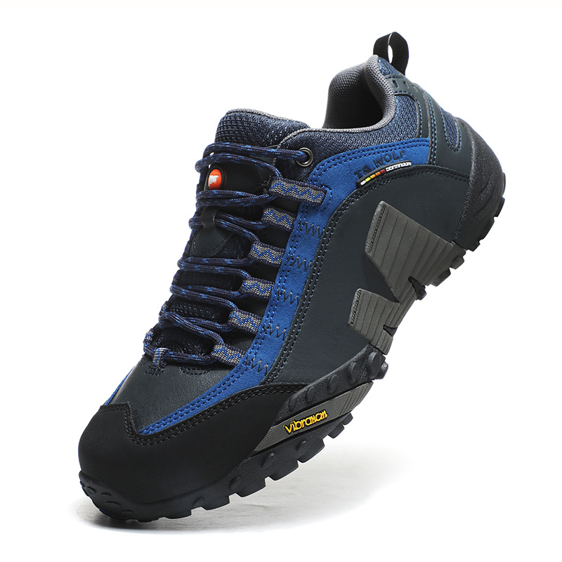High 2024 quality Men's Trekking Genuine Leather Women Hiking Shoes Outdoor Waterproof Sport Climbing Men Sneakers 7dfa