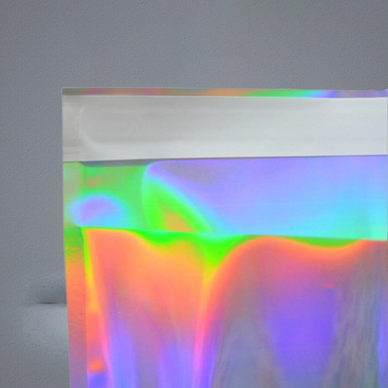 Laser Mailers Bags Rainbow Self Smell Proof Packages Envelope For Cell Phone Case Mobile Accessories Christmas Gift Express Storag