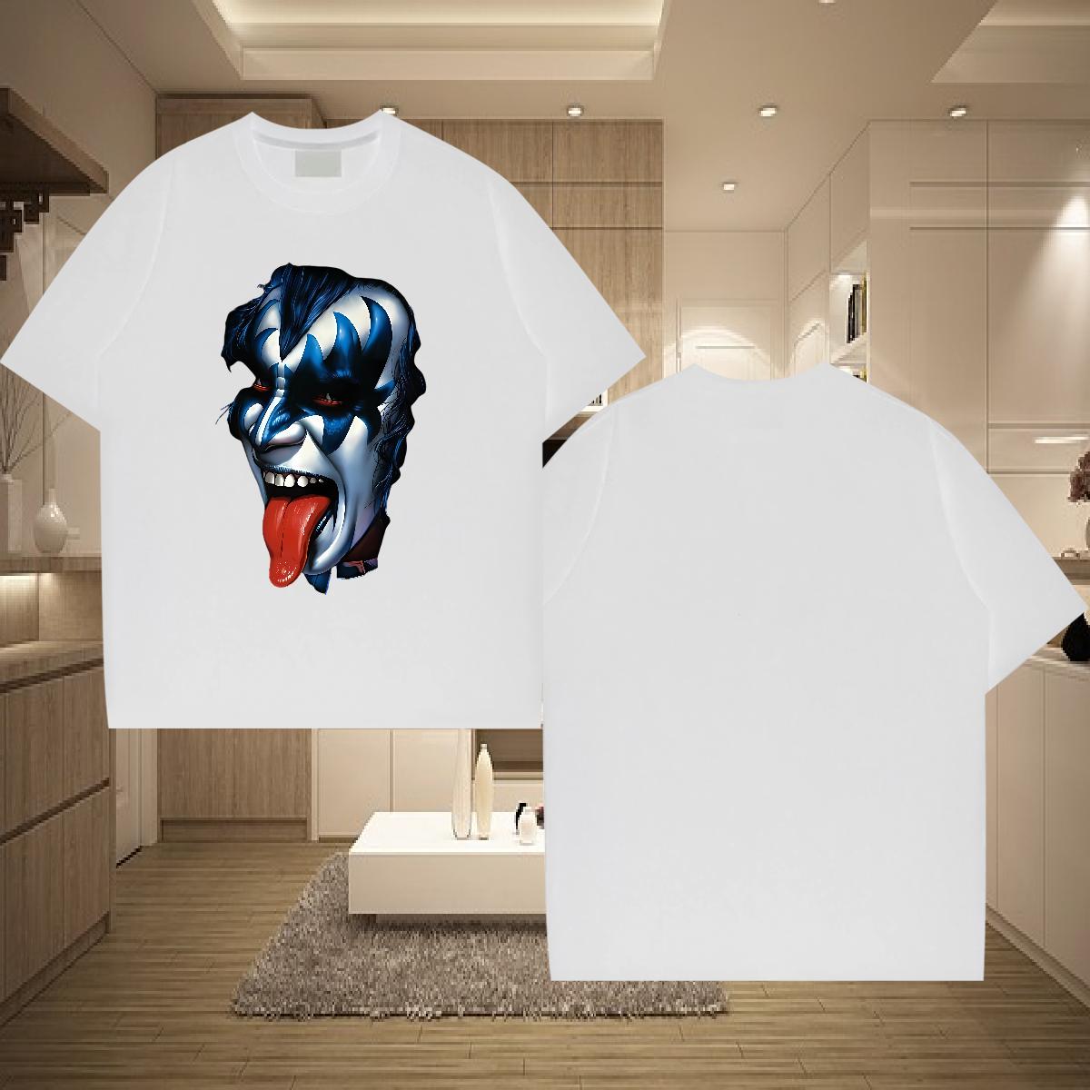 Popular Men Tops Tees O-Neck Short Sleeve Cotton Summer Casual T shirt Custom Anime New Designer Top Tees