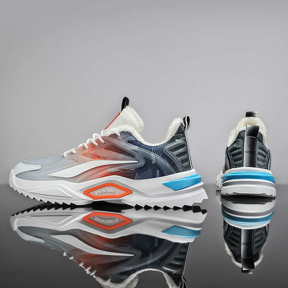 Trend plus cotton men's casual New fall and winter walking shoes High quality chunky sneakers