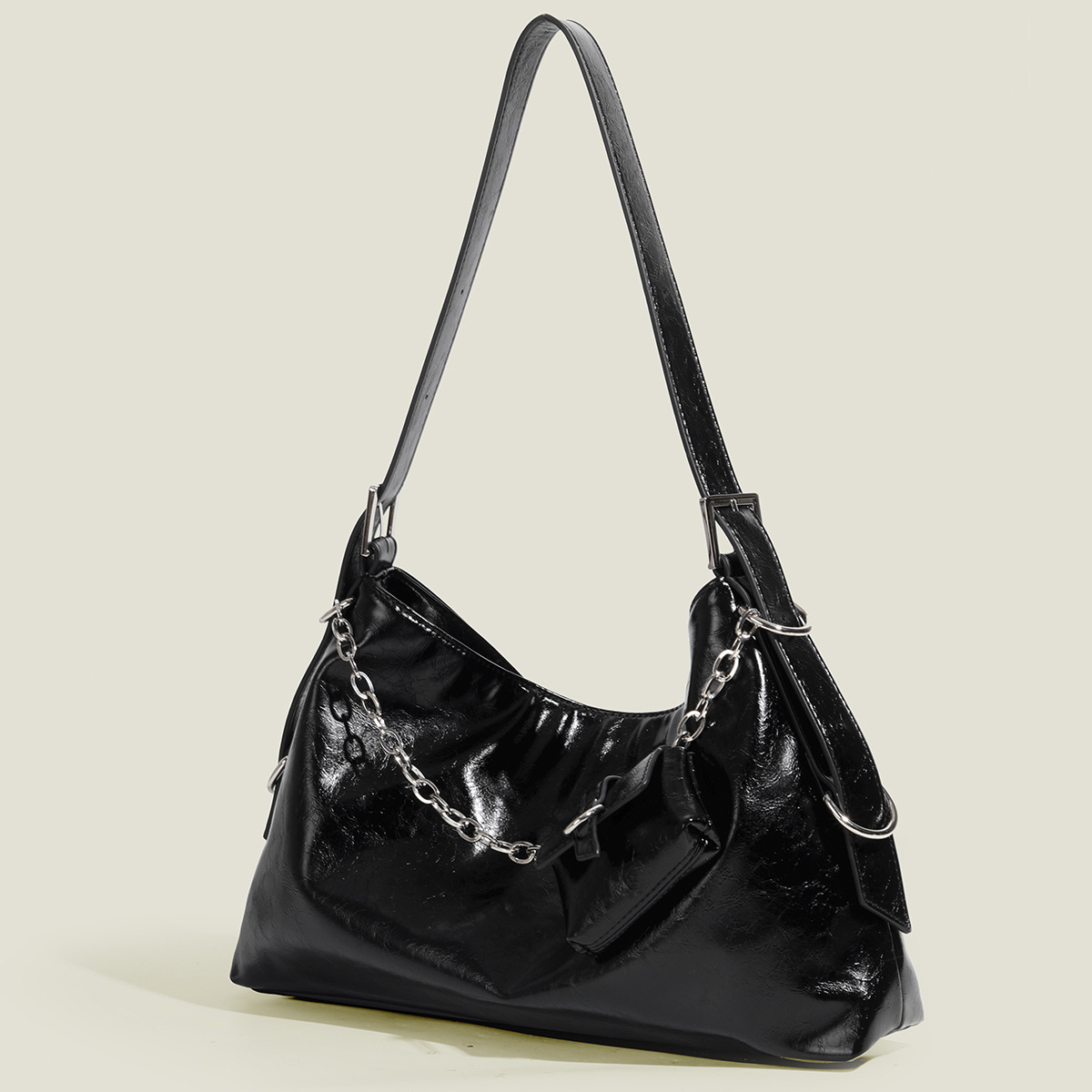 High quality spring/summer new minimalist underarm bag with large capacity casual and versatile fashion headphone bag commuting single shoulder tote b