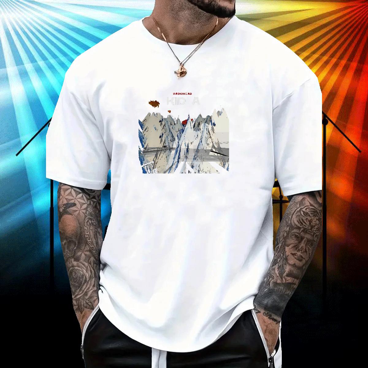 Classic Men Clothes T-Shirt Breathable Crew Neck Cotton Hip Hop Men T Shirts Asian Size 2024 Summer Tops