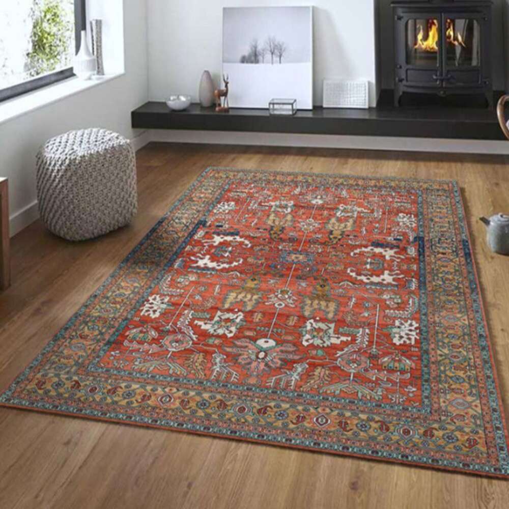 Instagram Bohemian Ethnic Style Living Room Sofa Tea Table Carpet Bedside Floor Mat Long H260226