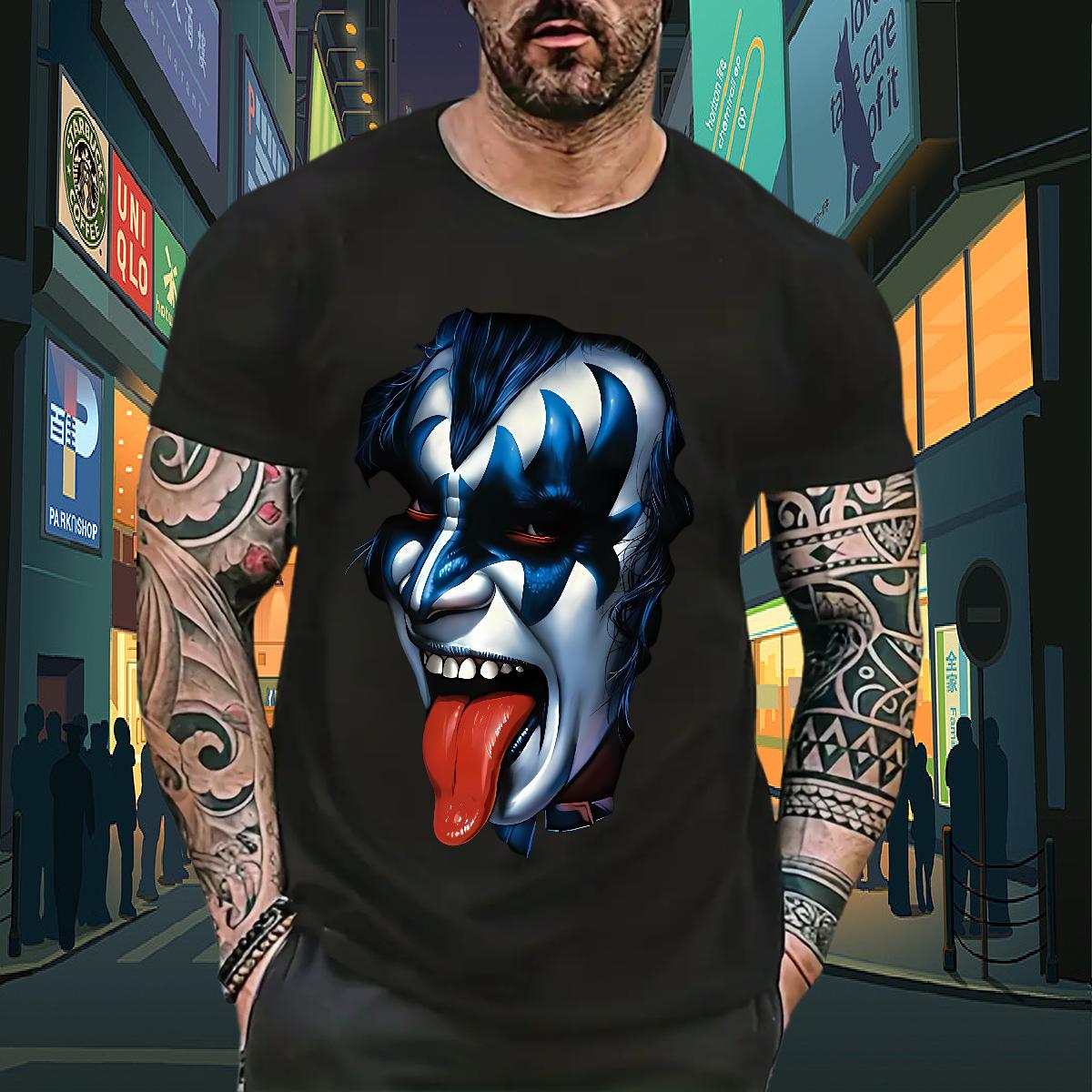 New Arrival Mens T Shirts Custom Print Plus Size Men Tops Tees Hip Hop Crew Neck Cotton Breathable Classic Clothes