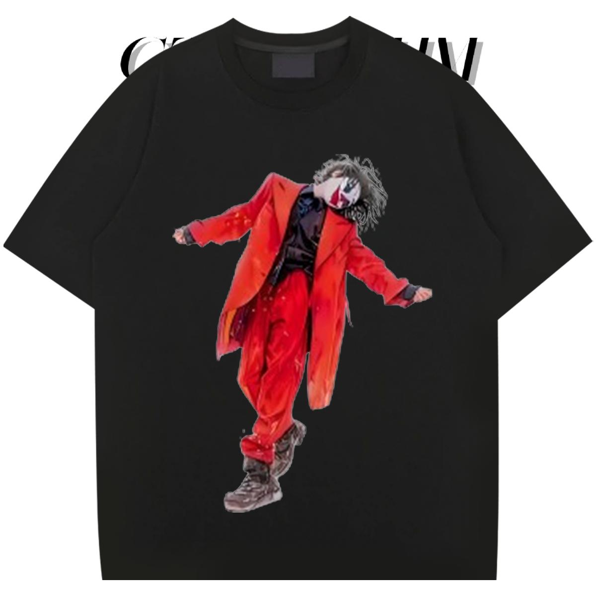 Loose Fit T-Shirts Spring Summer Short sleeve Cotton Soft Tshirt for Man Woman Customized Cartoon Printing S-3XL Tees Shirts