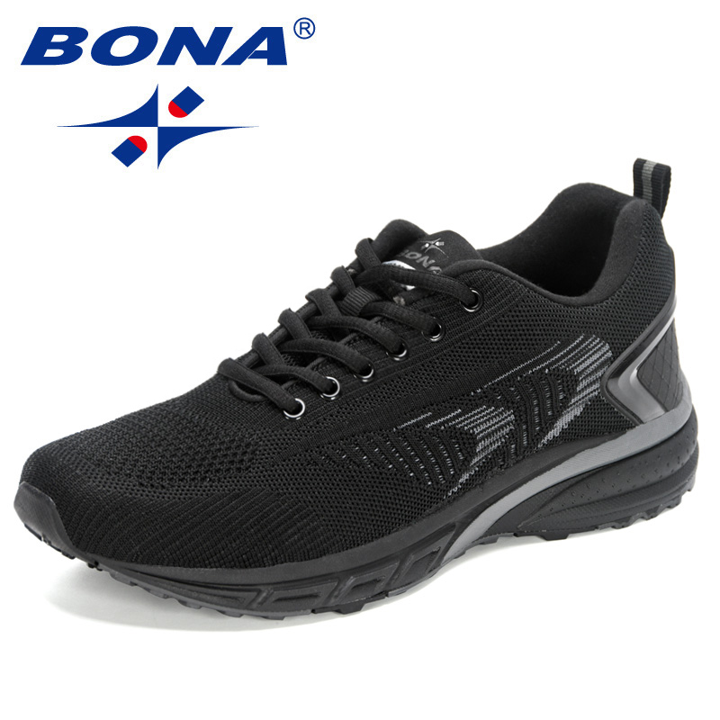 New Quality BONA Arrival Outdoor Walking Comfortable Sneakers Lace Up Athletic New For Popular Style Men Running Shoes B6ba