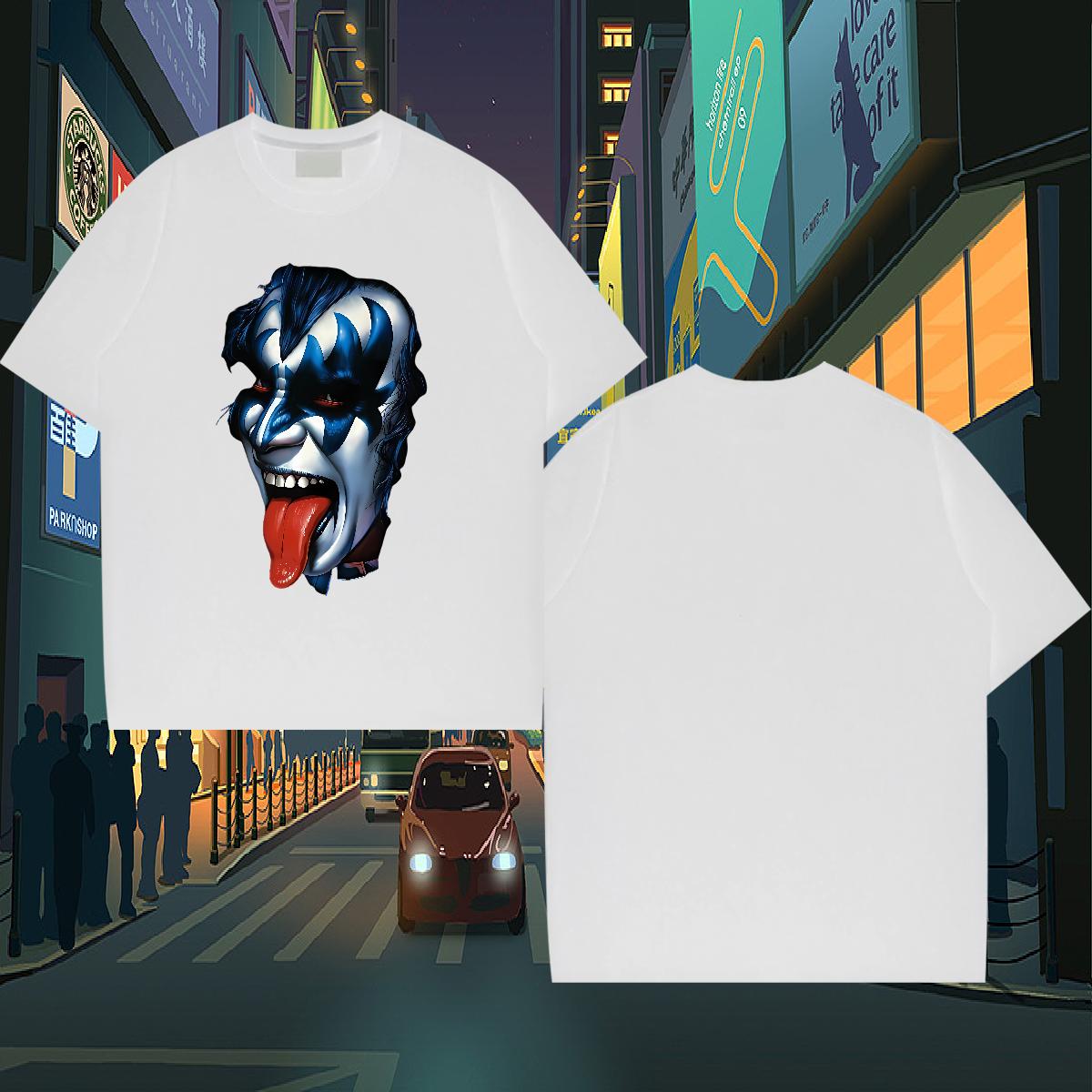 New Arrival Mens T Shirts Custom Print Plus Size Men Tops Tees Hip Hop Crew Neck Cotton Breathable Classic Clothes