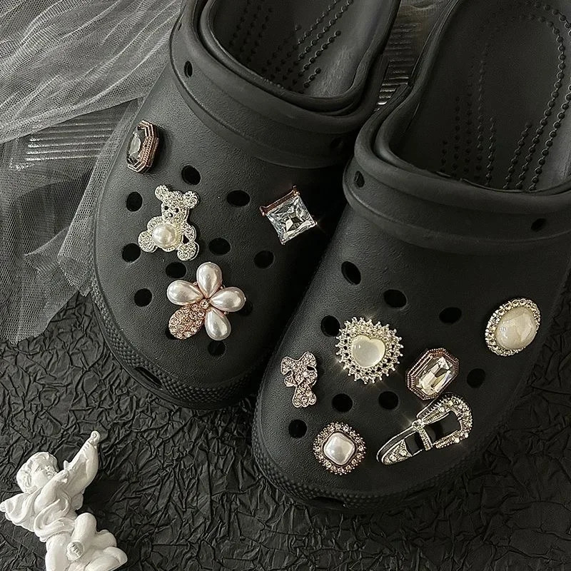 DIY Fashion Metal Shoe Buckle Decoration Shoes Charm Accessories Childrens Party Girls Gift 240611